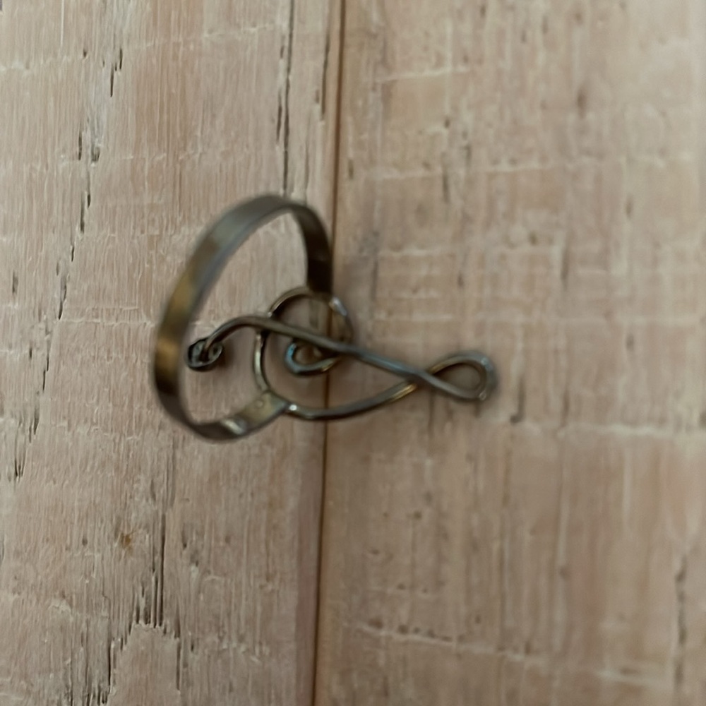 Silver Music Note Ring. - image 2